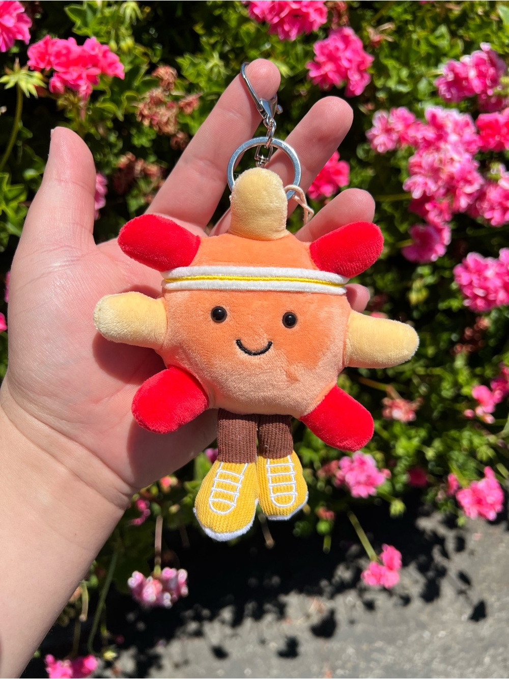 SUN PLUSH KEYCHAIN
